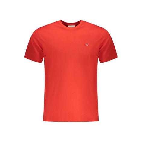 Calvin Klein Rosso Cotton Mens T-Shirt Calvin Klein