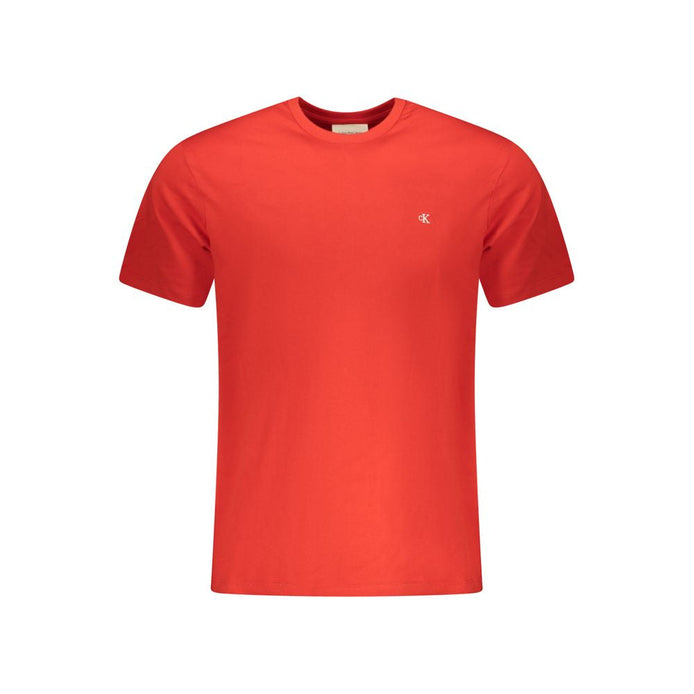 Calvin Klein Rosso Cotton Mens T-Shirt Calvin Klein