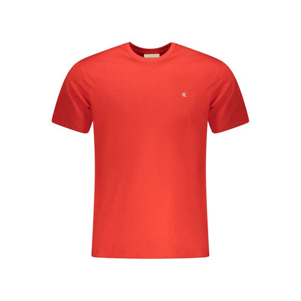 Calvin Klein Rosso Cotton Mens T-Shirt Calvin Klein