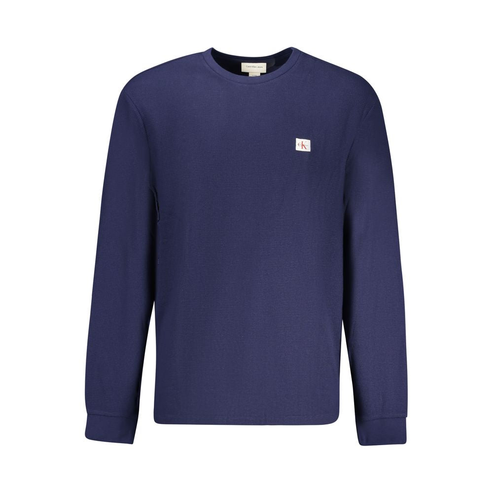 Calvin Klein Blu Cotton Mens Sweater Calvin Klein