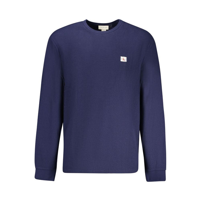 Calvin Klein Blu Cotton Mens Sweater Calvin Klein