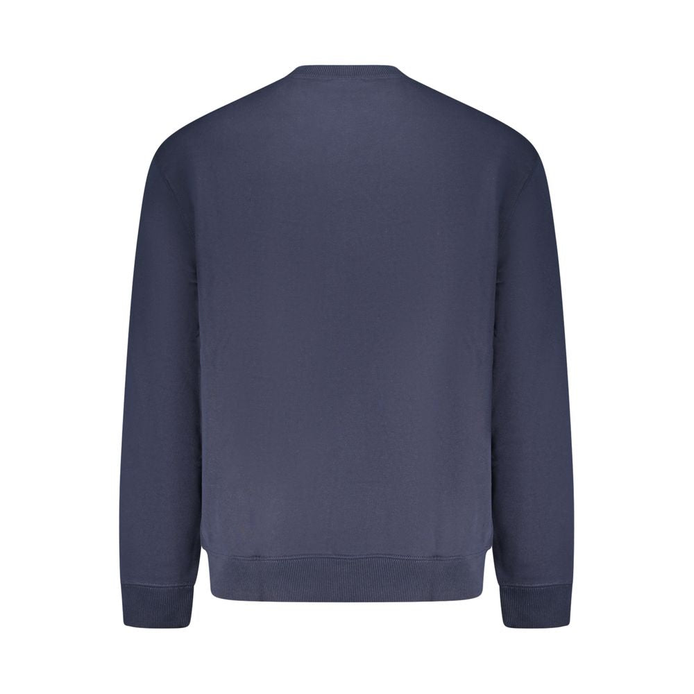 Calvin Klein Blue Cotton Men's Sweatshirt Calvin Klein