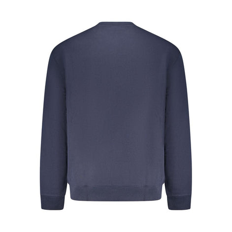 Calvin Klein Blue Cotton Men's Sweatshirt Calvin Klein