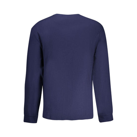 Calvin Klein Blue Cotton Men Sweater Calvin Klein