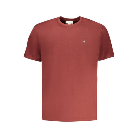 Calvin Klein Marrone Cotton Men T-Shirt Calvin Klein