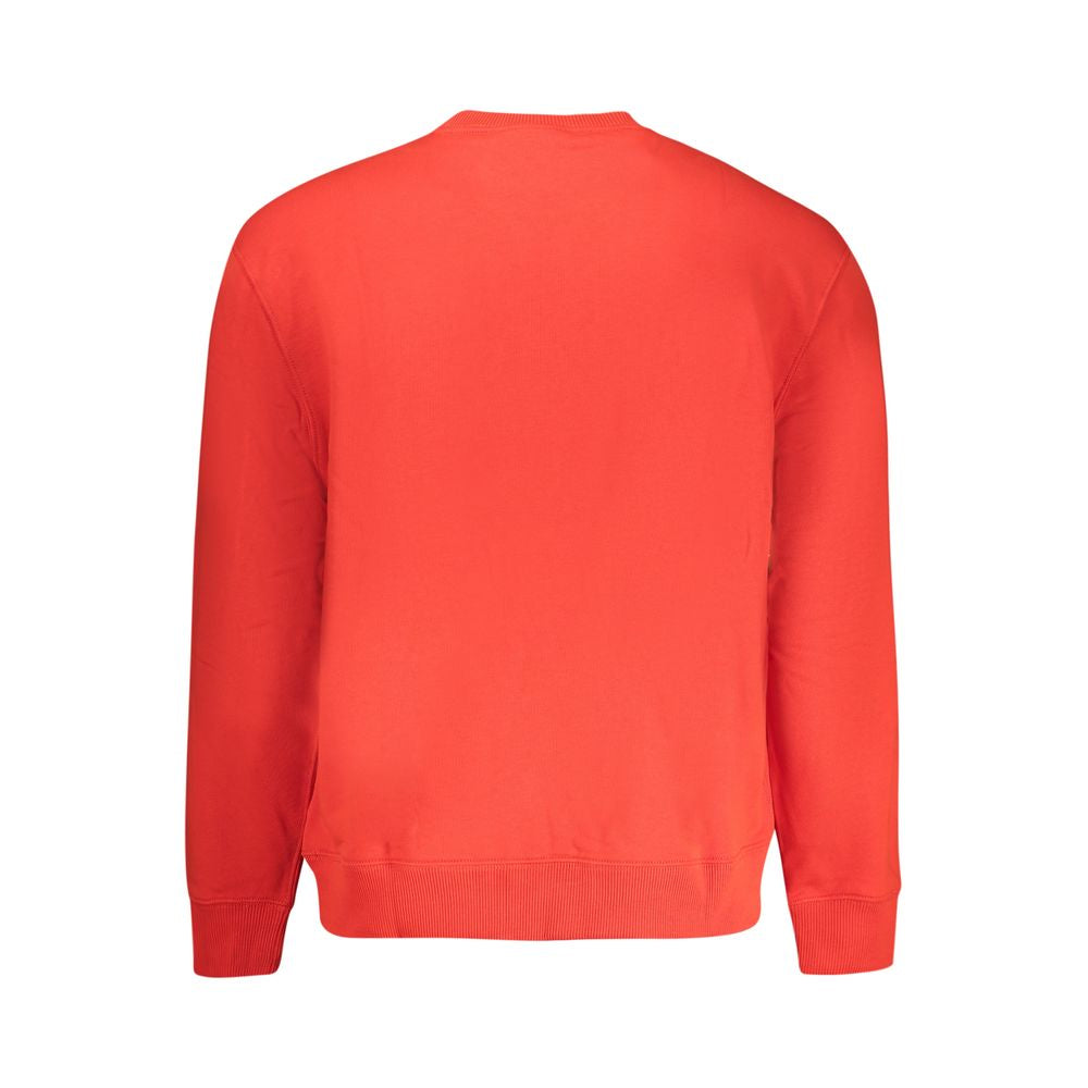 Calvin Klein Red Cotton Men Sweatshirt Calvin Klein
