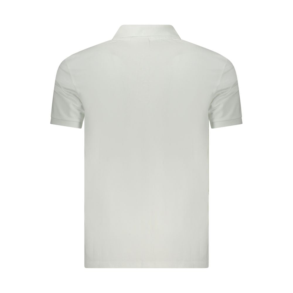 Calvin Klein Bianco Cotton Men Polo Calvin Klein