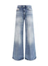 Diesel Light Blue Cotton Bootcut Jeans Diesel