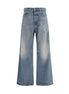 Diesel Blue Cotton Relaxed Fit Jeans Diesel