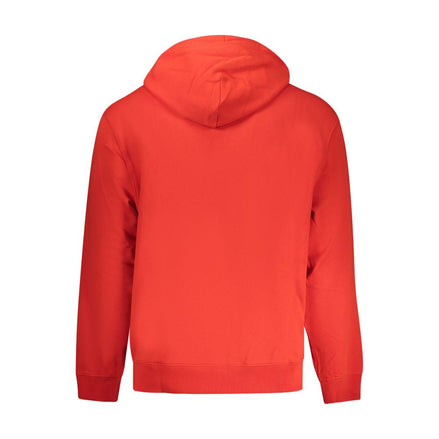 Calvin Klein Red Cotton Men Sweatshirt Calvin Klein