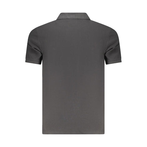 Calvin Klein Black Cotton Men Polo Calvin Klein