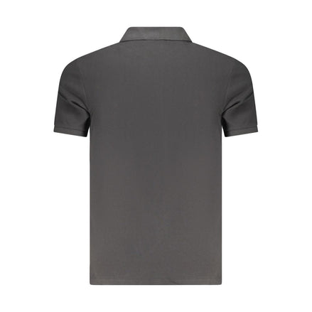 Calvin Klein Black Cotton Men Polo Calvin Klein
