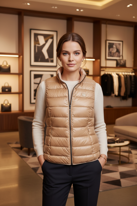 Norway 1963 Rosa Poliammide Women's Gilet Norway 1963