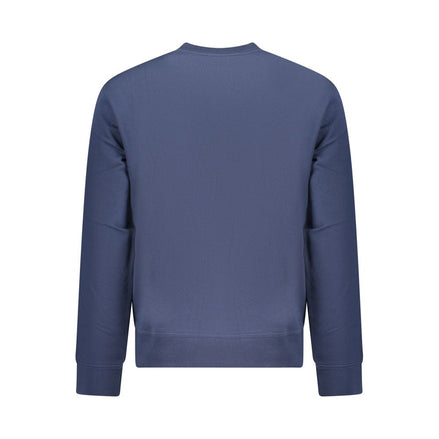 Hugo Boss Blue Cotton Men Sweater Hugo Boss