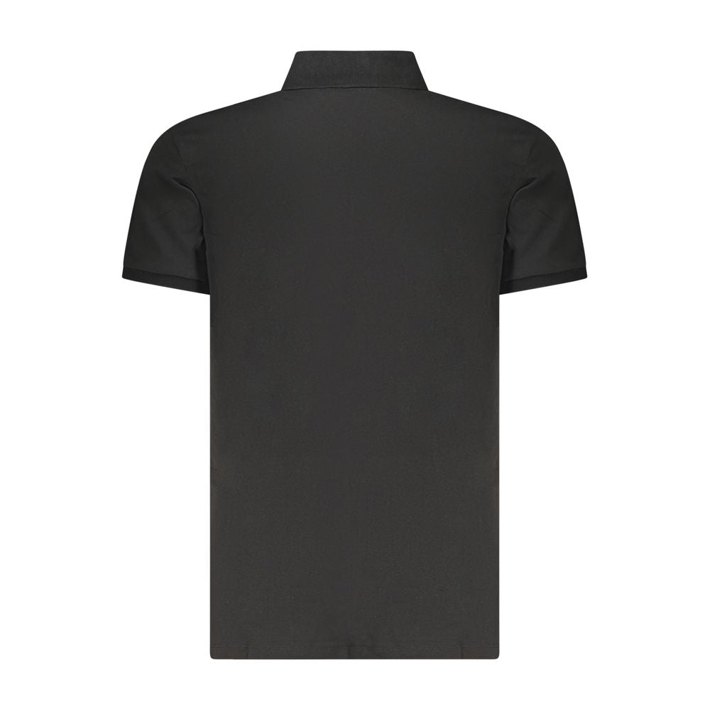 Calvin Klein Black Cotton Men Polo Shirt Calvin Klein