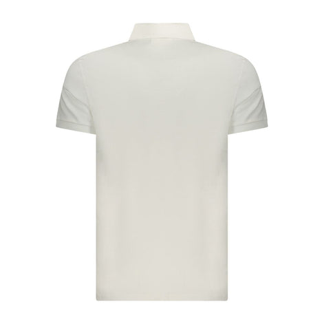 Calvin Klein White Cotton Men Polo Shirt Calvin Klein