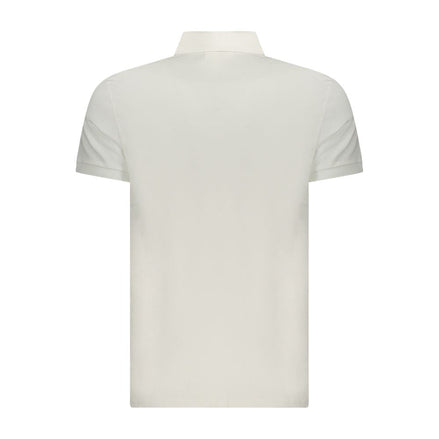 Calvin Klein White Cotton Men Polo Shirt Calvin Klein