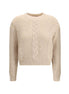 Max Mara Beige Polyamide Sweatshirt Max Mara