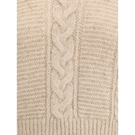 Max Mara Beige Polyamide Sweatshirt Max Mara