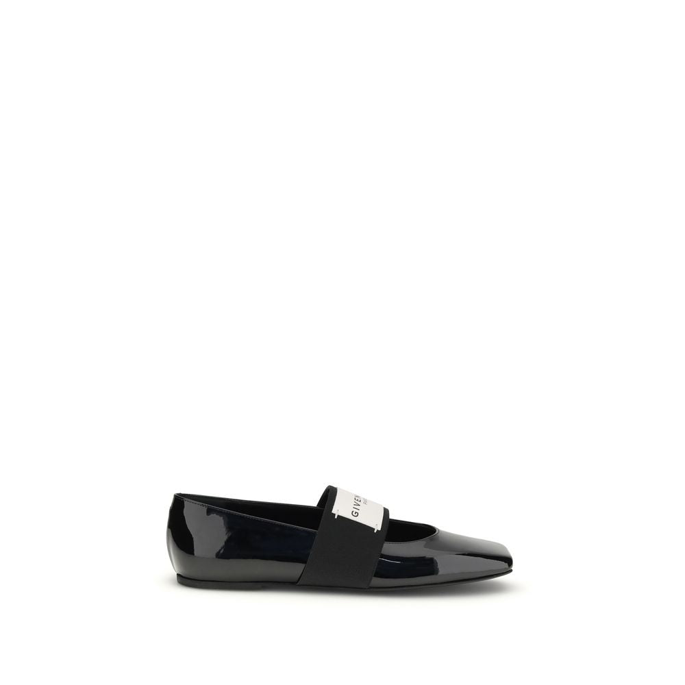 Givenchy Black Leather Ballet Flats Givenchy