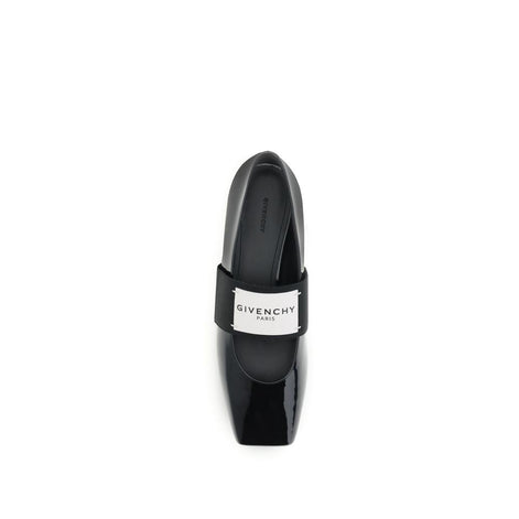 Givenchy Black Leather Ballet Flats Givenchy