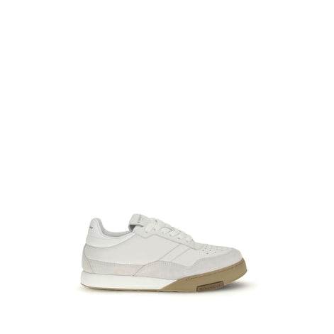 Givenchy White Calf Leather Bos Taurus Chunky Sneakers Givenchy