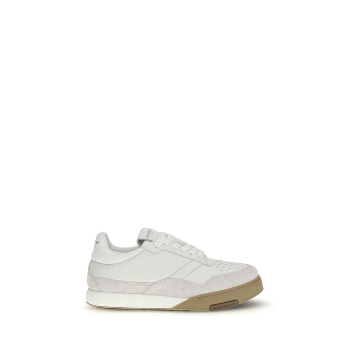 Givenchy White Calf Leather Bos Taurus Chunky Sneakers Givenchy