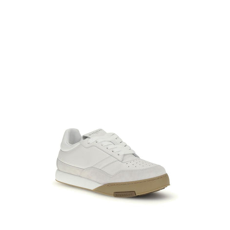 Givenchy White Calf Leather Bos Taurus Chunky Sneakers Givenchy