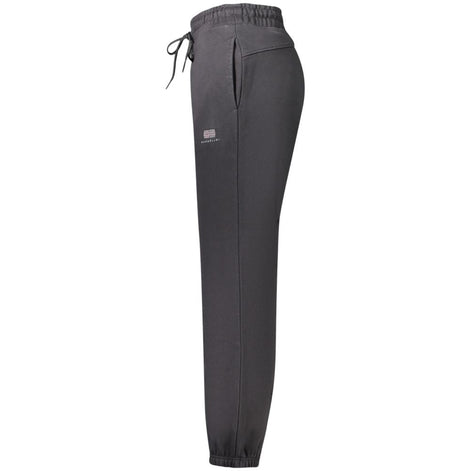 Napapijri Black Cotton Women's Sport Trouser Napapijri