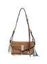 Prada Brown Calf Leather Bos Taurus Shoulder Bag Prada