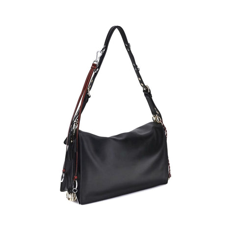 Prada Black Calf Leather Bos Taurus Shoulder Bag Prada