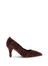 Prada Bordeaux Calf Leather Bos Taurus Platform Pumps Prada