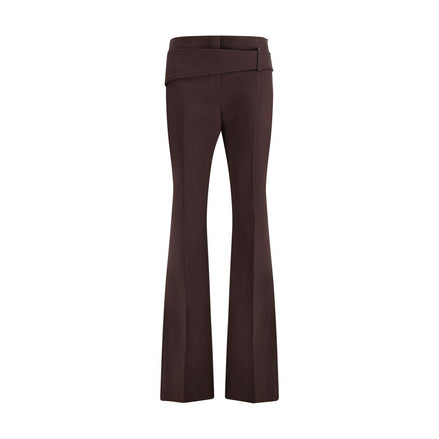 Max Mara Purple Polyester Dress Pants Max Mara