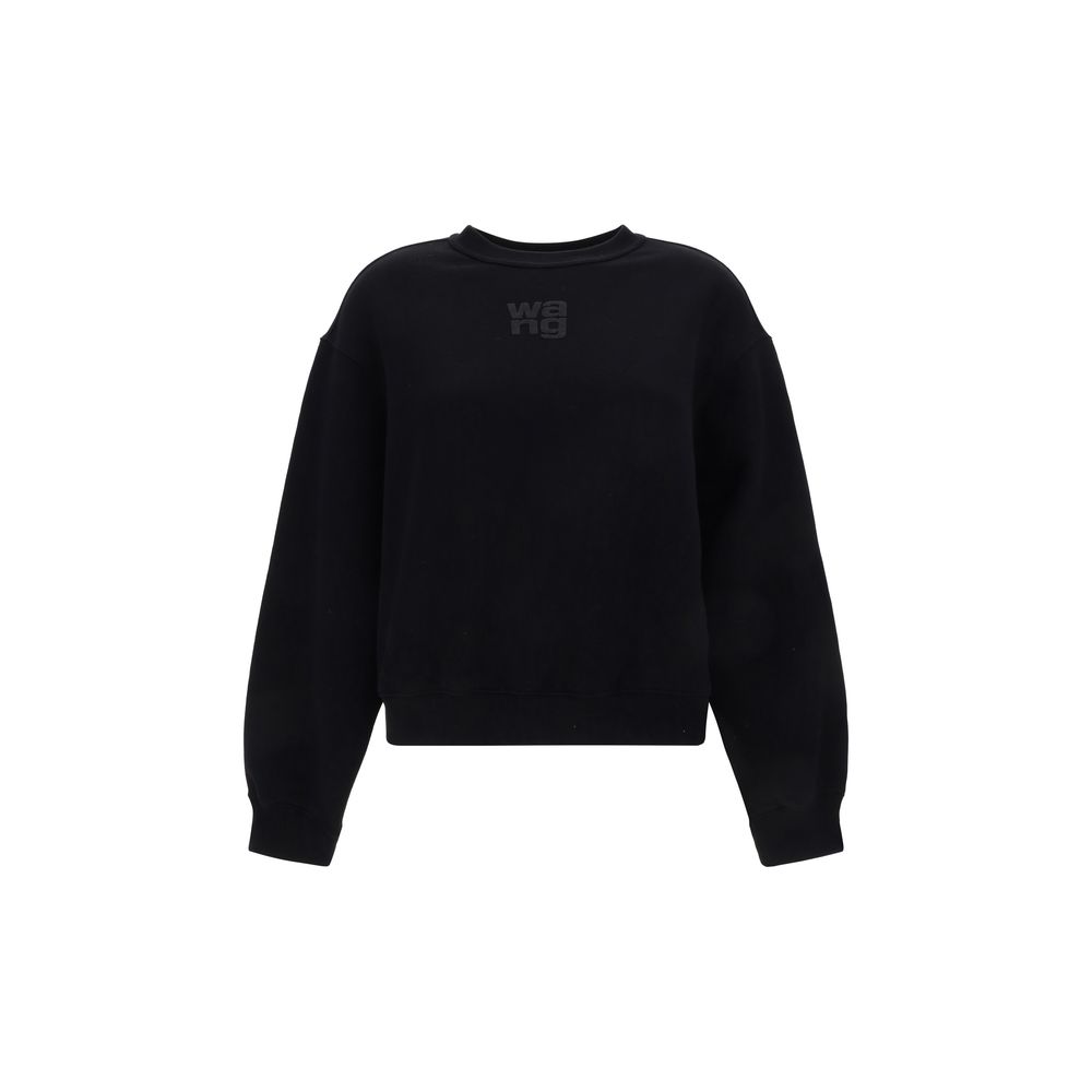 Alexander Wang Black Cotton Sweatshirt Alexander Wang