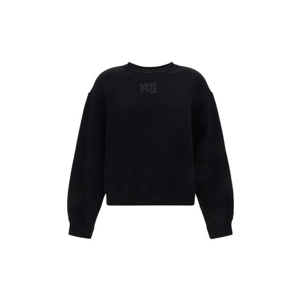 Alexander Wang Black Cotton Sweatshirt Alexander Wang