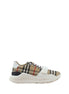 Burberry Beige Cotton Athletic Sneakers Burberry