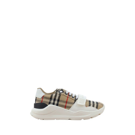 Burberry Beige Cotton Athletic Sneakers Burberry