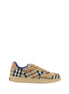 Burberry Beige Fabric Low Top Sneakers Burberry