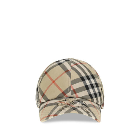 Burberry Beige Cotton Cap (Baseball Hat) Burberry