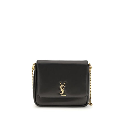 Saint Laurent Black Calf Leather Bos Taurus Shoulder Bag Saint Laurent