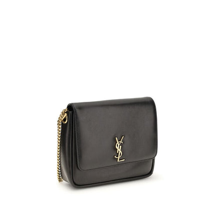 Saint Laurent Black Calf Leather Bos Taurus Shoulder Bag Saint Laurent