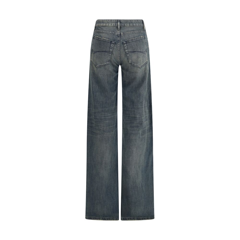 Balenciaga Blue Cotton Jeans Denim Balenciaga