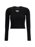Diesel Black Viscose Top Diesel