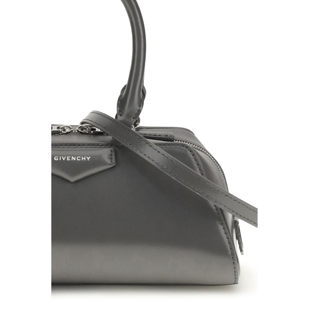 Givenchy Gray Calf Leather Bos Taurus Handbag Givenchy