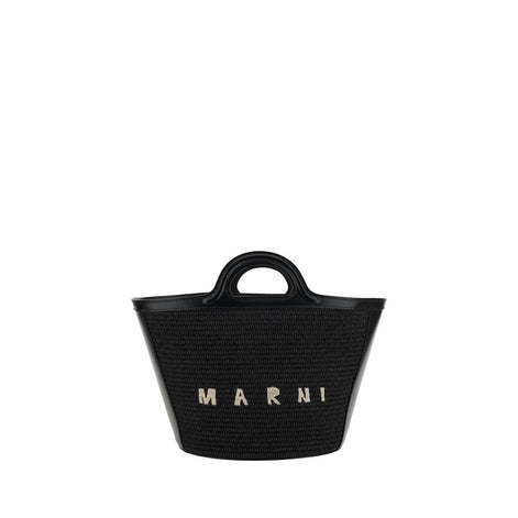 Marni Black Cotton Shoulder Bag Marni