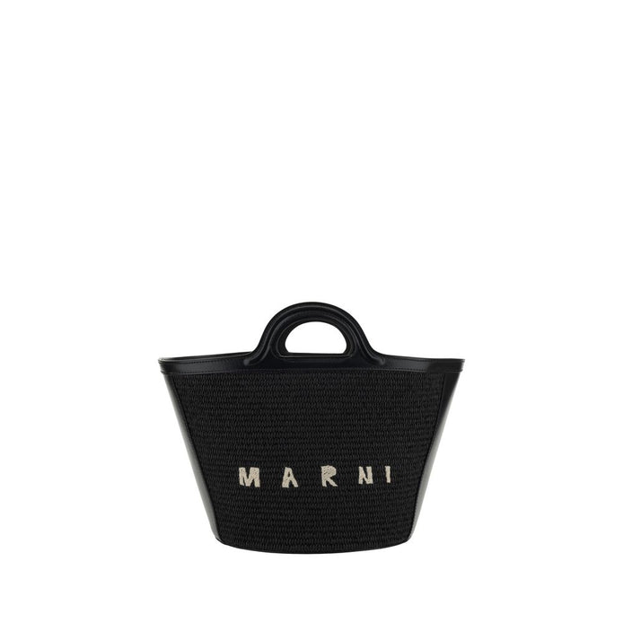 Marni Black Cotton Shoulder Bag Marni
