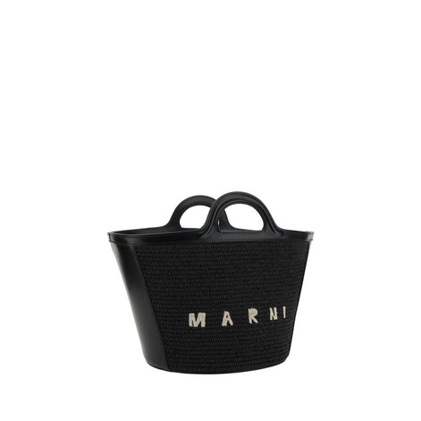 Marni Black Cotton Shoulder Bag Marni