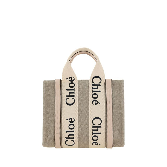 Chloé Brown Canvas Handbag Chloé