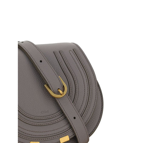 Chloé Gray Calf Leather Bos Taurus Shoulder Bag Chloé