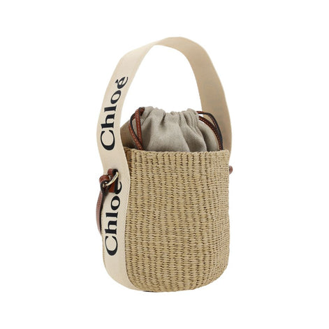 Chloé White Canvas Shoulder Bag Chloé